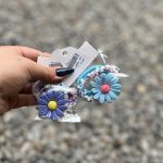 کش مو گل رنگی-رشت مانتو پاتریس