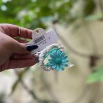 کش مو گل رنگی-رشت مانتو پاتریس