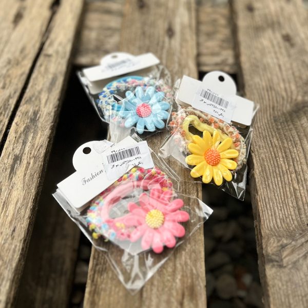 کش مو گل رنگی-رشت مانتو پاتریس