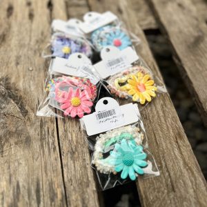 کش مو گل رنگی-رشت مانتو پاتریس