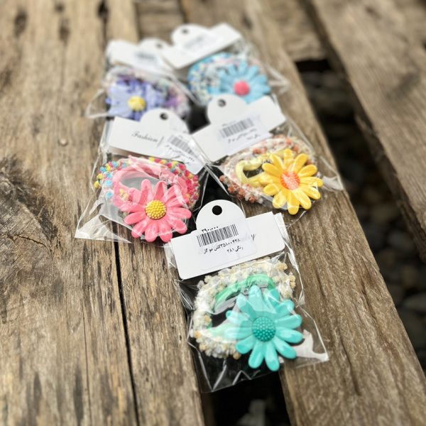 کش مو گل رنگی-رشت مانتو پاتریس