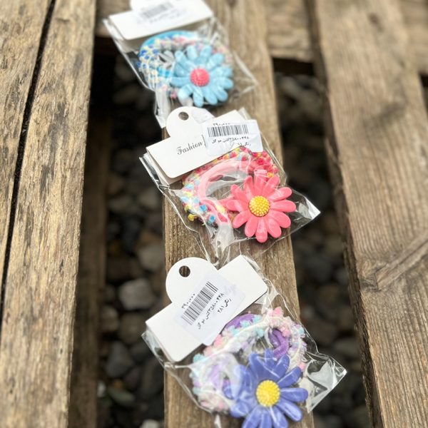 کش مو گل رنگی-رشت مانتو پاتریس