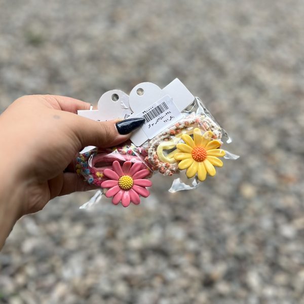 کش مو گل رنگی-رشت مانتو پاتریس