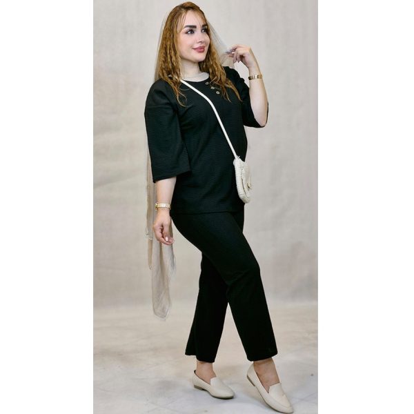 ست مراکشی سه دکمه - مانتو پاتریس رشت