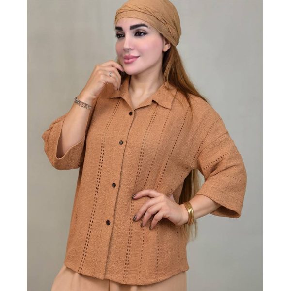 مانتو کوبایی دکمه ای - مانتو پاتریس رشت