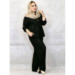 ست مراکشی دکمه چوبی - مانتو پاتریس رشت
