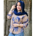 شومیز ایتالیایی طرحدار - مانتو پاتریس رشت