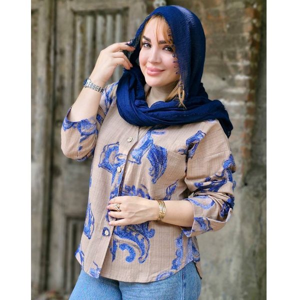 شومیز ایتالیایی طرحدار - مانتو پاتریس رشت