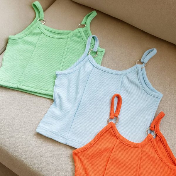 تاپ کراپ فانریپ خط دار سگکی