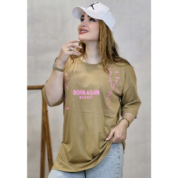 تیشرت لانگ چاپ بورن