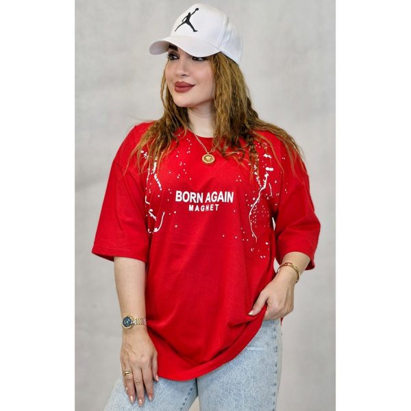 تیشرت لانگ چاپ بورن