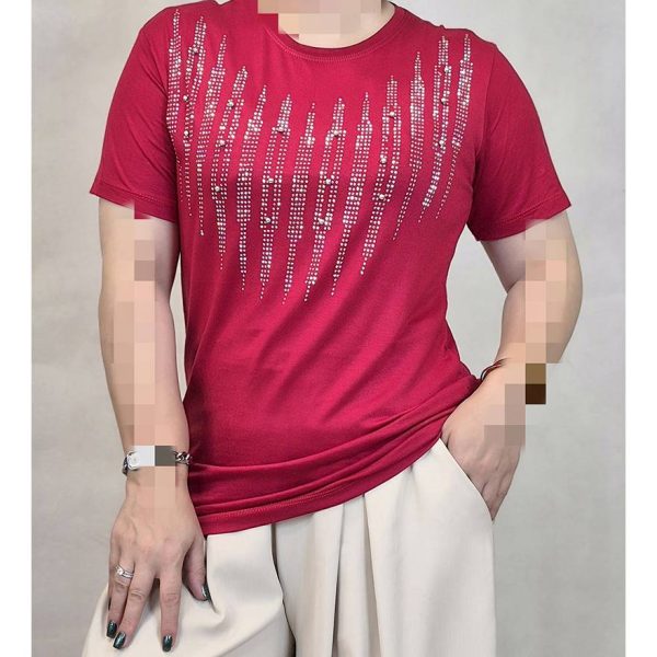 تیشرت ویسکوز نگینی - مانتو پاتریس رشت