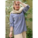 تونیک کتیبه دو دکمه - مانتو پاتریس رشت