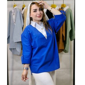 تونیک یقه سفید
