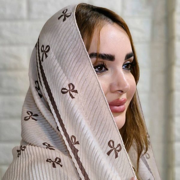 شال پلیسه طرحدار