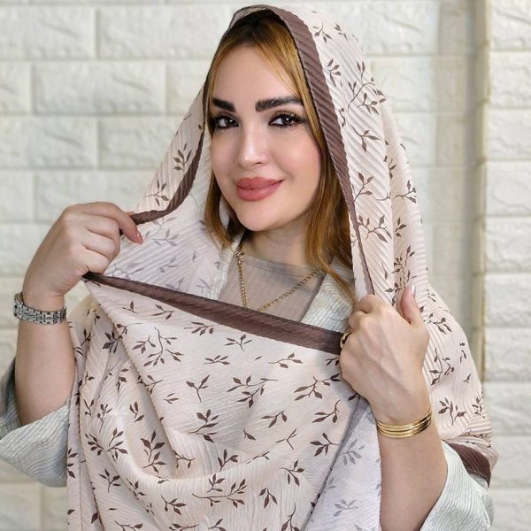 شال پلیسه طرحدار