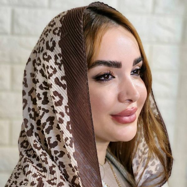 شال پلیسه طرحدار