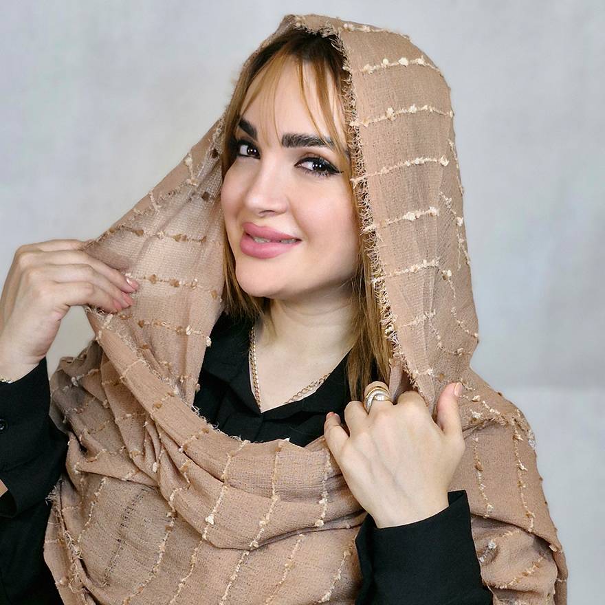 شال دور ریش - مانتو پاتریس رشت