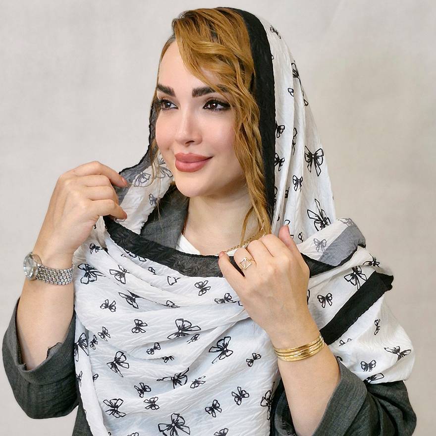 شال پلیسه پاپیون - مانتو پاتریس رشت