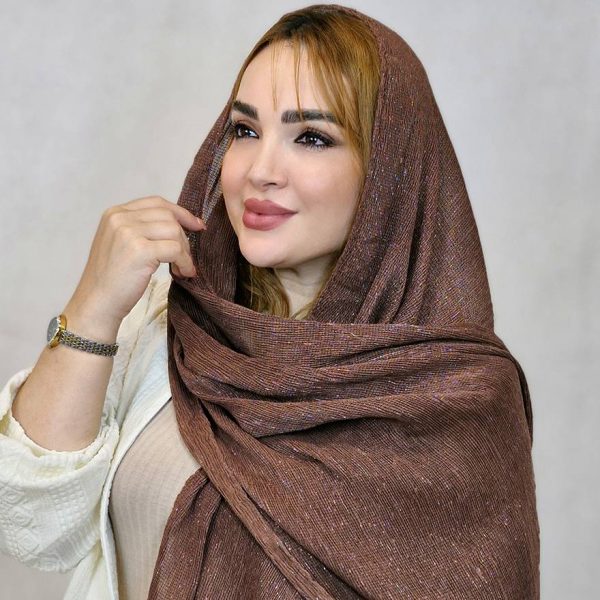 شال پلیسه لمه دار