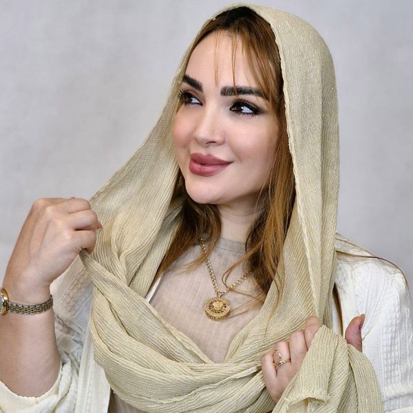 شال پلیسه لمه دار