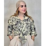 شومیز گره ای طرحدار - مانتو پاتریس رشت