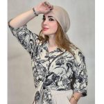 شومیز گره ای طرحدار