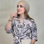 شومیز گره ای طرحدار