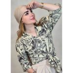 شومیز گره ای طرحدار