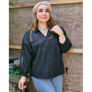 شومیز یقه هفت کراش - مانتو پاتریس رشت