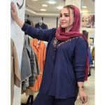 شومیز بابوس گلدوزی