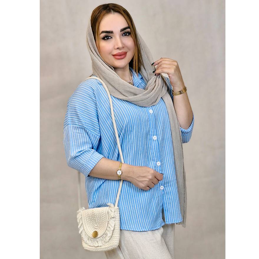 شومیز راه راه ریز