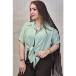 شومیز گره ای پفکی - مانتو پاتریس رشت