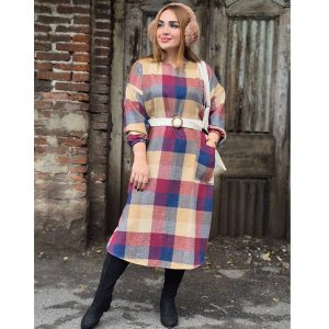 کفتان چهارخونه فوتر - مانتو پاتریس رشت