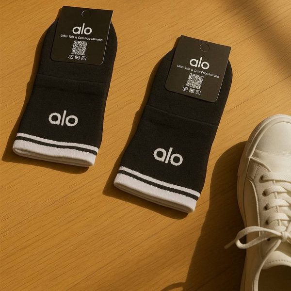 جوراب نیم ساق مشکی آلو - مانتو پاتریس رشت