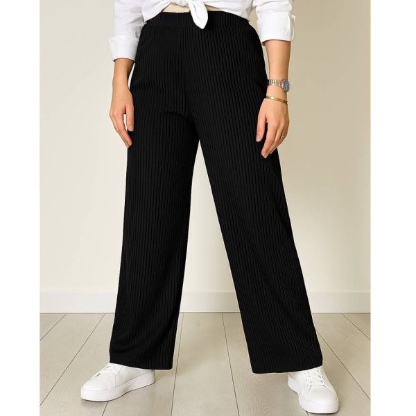 شلوار دامنی پلیسه مشکی - مانتو پاتریس رشت