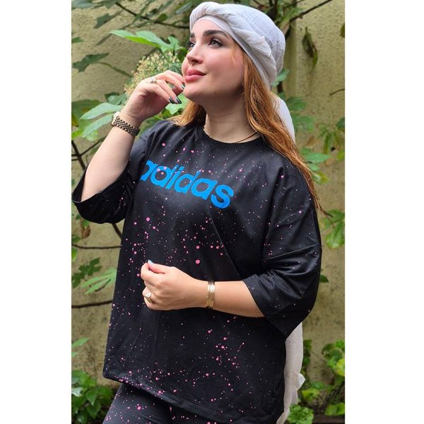 ست تیشرت شلوار آدیداس مشکی