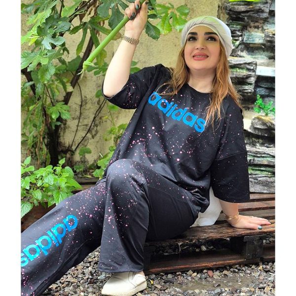 ست تیشرت شلوار آدیداس مشکی