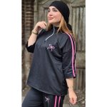 ست بلوز شلوار نیم زیپ پاپیون - مانتو پاتریس رشت
