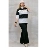 ست تیشرت نیم زیپ و شلوار
