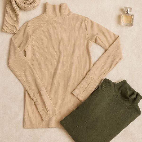 بلوز یقه اسکی فانریپ فینگری