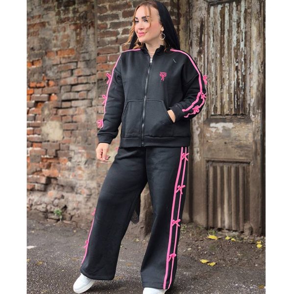 ست سویشرت شلوار دورس پاپیونی - مانتو پاتریس رشت