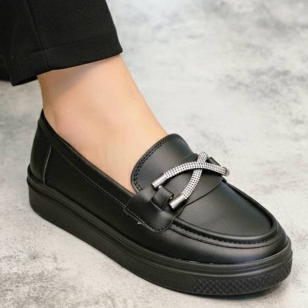 کالج نگین ضربدری مشکی - مانتو پاتریس رشت