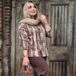 تونیک راه راه چاکدار - مانتو پاتریس رشت