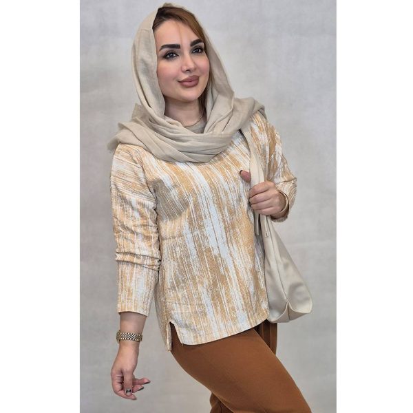 تونیک راه راه چاکدار - مانتو پاتریس رشت