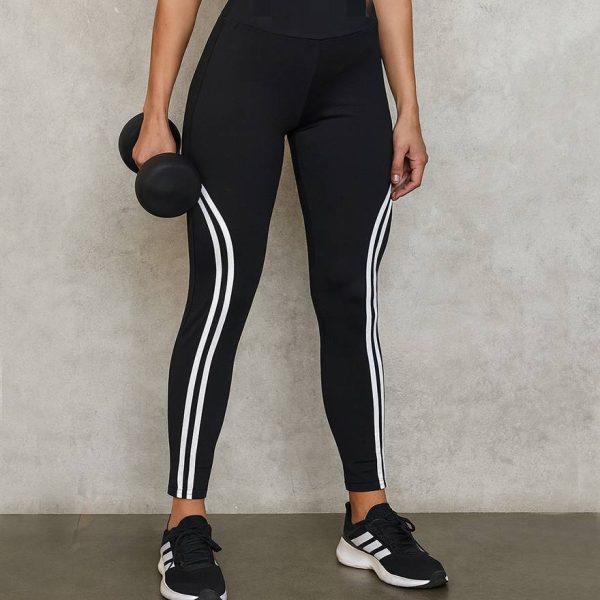 292002579 شلوار ورزشی مشکی 2 خط - مانتو پاتریس رشت