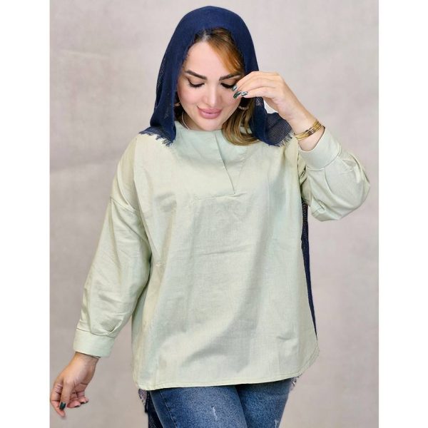 شومیز یقه هفت لینن - مانتو پاتریس رشت