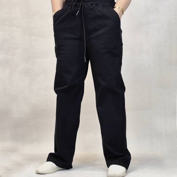 شلوار بگ نیل کاغذی مشکی