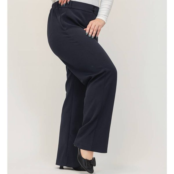 شلوار بگ مازراتی دو دکمه سرمه ای