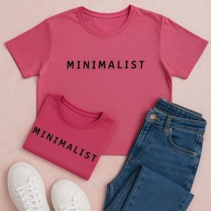 تیشرت کراپ مینیمالیست